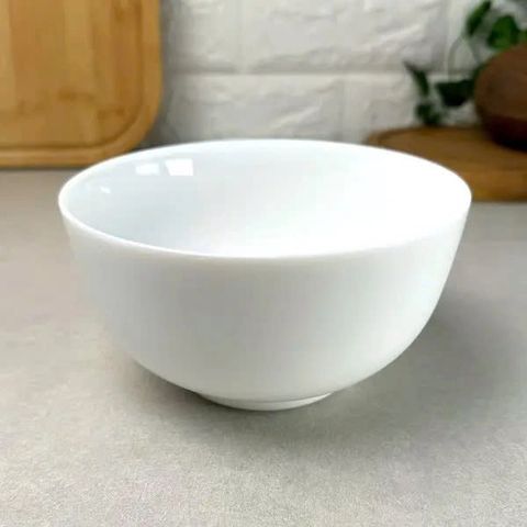 Bát Tô Thủy Tinh Nhỡ 14.5cm Luminarc Diwali Chính Hãng - Màu Trắng, An Toàn Sử Dụng Trong Lò Vi Sóng và Máy Rửa Bát