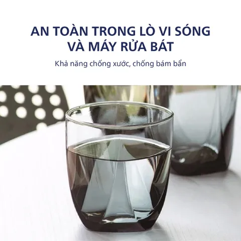 Bộ 6 Cốc Thủy Tinh Luminarc Eiffel Grey 300ml V2957 Cao Cấp Chính Hãng - Phong Cách Hiện Đại Từ Thương Hiệu Pháp