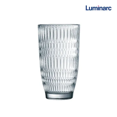 Bộ 6 Cốc Thủy Tinh Cao Luminarc Ricky Dew Trắng 390ml - Đồ Dùng Sang Trọng Cho Gia Đình, Quán Bar, Đảm Bảo An Toàn Cho Sức Khỏe