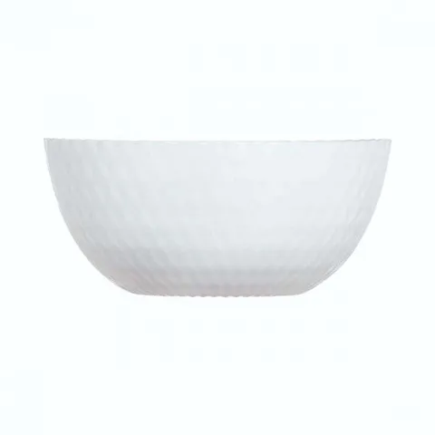 Bát Tô Thủy Tinh Luminarc Pampille White 24cm Q4661 - Tô Đựng Salad Sang Trọng, Thủy Tinh Không Chì, Phong Cách Hiện Đại