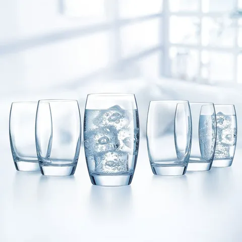 Bộ 6 cốc thủy tinh Luminarc Salto 350ml - Cốc trứng cao chính hãng, an toàn cho sức khỏe, thiết kế hiện đại và tinh tế
