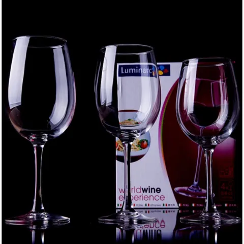 Bộ 4 ly rượu vang thủy tinh Luminarc So Wine E5981 580ml - Chất lượng Pháp, Thiết kế tinh tế cho không gian bếp hiện đại