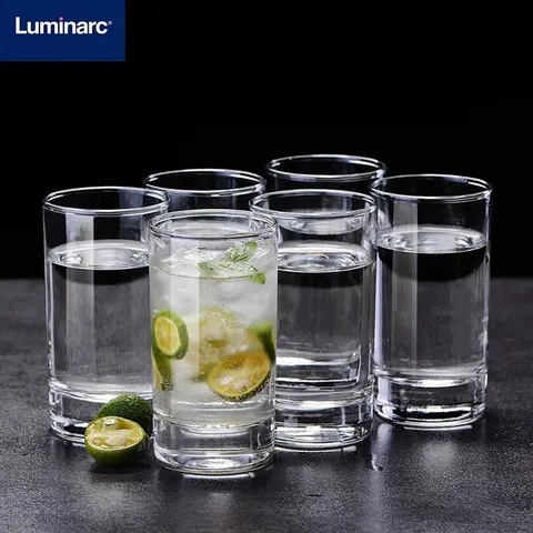 Bộ 6 Cốc Thủy Tinh Luminarc Islande 150ml - Chất Liệu Cao Cấp, An Toàn, Chống Xước - Hàng Chính Hãng 12829/E5878