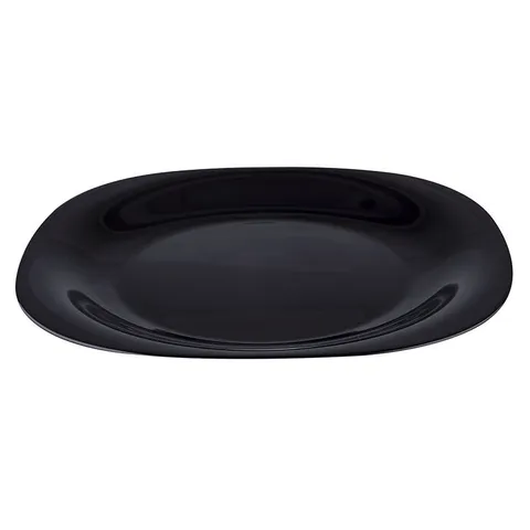 Đĩa Thủy Tinh Luminarc Carine Đen 26cm - Chịu Nhiệt, An Toàn Sức Khỏe - Đồ Dùng Nhà Bếp Cao Cấp, Chính Hãng Pháp
