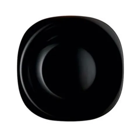 Đĩa Thủy Tinh Luminarc Carine Đen 26cm - Chịu Nhiệt, An Toàn Sức Khỏe - Đồ Dùng Nhà Bếp Cao Cấp, Chính Hãng Pháp