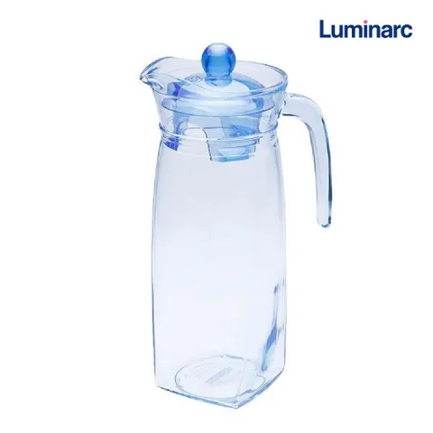 Bình Thủy Tinh Luminarc Flame 1.3L - Chất Liệu Cao Cấp, Thiết Kế Hiện Đại, Nắp Đậy Kín, Bình Nước Trong Suốt Thông Minh