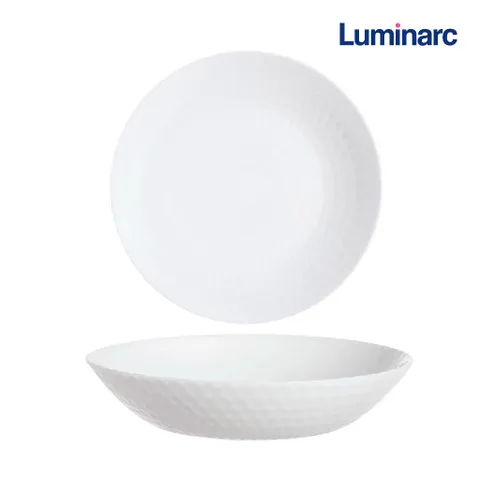 Đĩa Thủy Tinh Sâu Luminarc Pampille 20cm - Hàng Chính Hãng Pháp, Chịu Nhiệt và An Toàn Sức Khỏe, Thiết Kế Sang Trọng