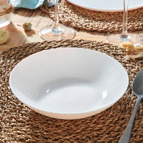 Đĩa Thủy Tinh Sâu Luminarc Pampille 20cm - Hàng Chính Hãng Pháp, Chịu Nhiệt và An Toàn Sức Khỏe, Thiết Kế Sang Trọng