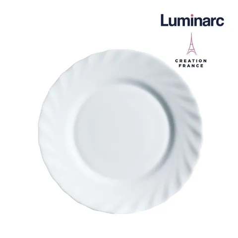Bộ 6 Đĩa thủy tinh cao cấp Luminarc Trianon 16cm N3653, dùng an toàn trong lò vi sóng, hàng chính hãng