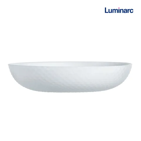 Đĩa Sâu Thủy Tinh Luminarc Diwali Precious Q1664 20cm - Chịu Nhiệt, An Toàn Lò Vi Sóng, Thiết Kế Đẹp Mắt cho Bàn Ăn Hiện Đại