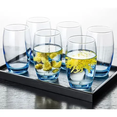 Bộ 6 cốc thủy tinh Luminarc Salto xanh dương 350ml - Hàng chính hãng, an toàn cho sức khỏe, thiết kế hiện đại, tiện dụng cho nhà bếp