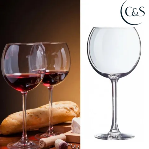Bộ 12 Ly Rượu Vang Thủy Tinh C&S Cabernet Ballon 350ml/470ml/580ml - Chất Liệu Cao Cấp, Chính Hãng, Sản Xuất Tại Pháp