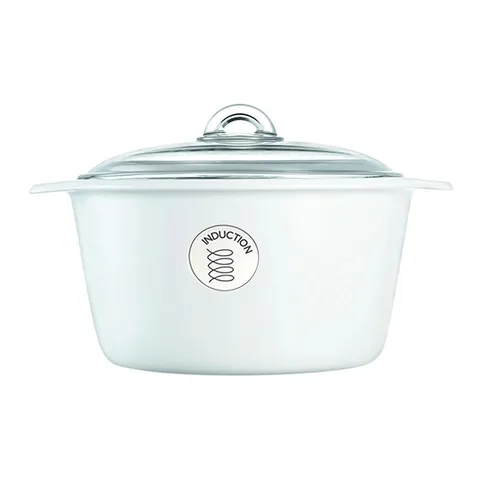 Nồi Thủy Tinh Luminarc Blooming 5L - Chịu Nhiệt Cao, An Toàn Sức Khỏe, Dùng Được Trên Bếp Từ, Xuất Xứ Pháp - Bảo Hành 10 Năm