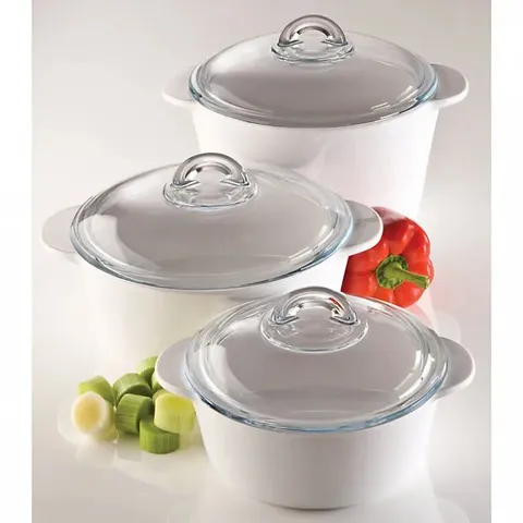 Nồi Thủy Tinh Luminarc Blooming 5L - Chịu Nhiệt Cao, An Toàn Sức Khỏe, Dùng Được Trên Bếp Từ, Xuất Xứ Pháp - Bảo Hành 10 Năm