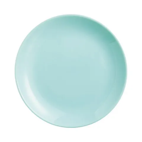 Bộ đĩa Luminarc Diwali Light Turquose 4 chiếc cao cấp - Thủy tinh an toàn, dùng vi sóng và máy rửa bát, thiết kế sang trọng cho bữa tiệc gia đình