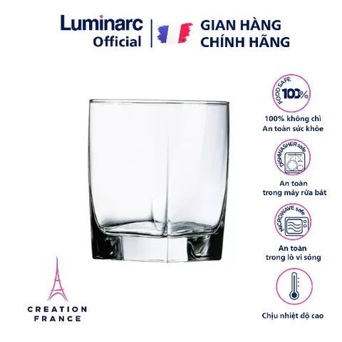 Bộ Cốc Thủy Tinh Luminarc Sterling 6 Chiếc 200ml - Hàng Chính Hãng, An Toàn Sức Khỏe, Thiết Kế Hiện Đại, Chất Lượng Cao