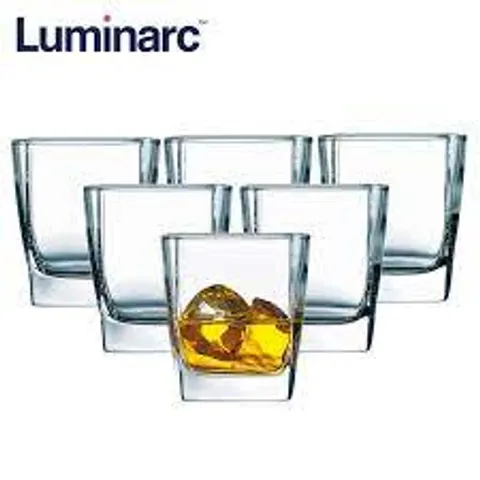 Bộ Cốc Thủy Tinh Luminarc Sterling 6 Chiếc 200ml - Hàng Chính Hãng, An Toàn Sức Khỏe, Thiết Kế Hiện Đại, Chất Lượng Cao