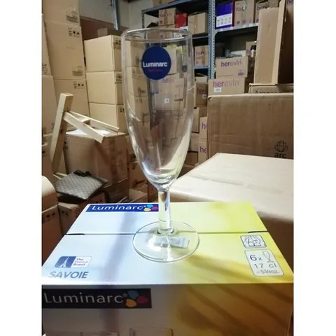 Bộ 6 Ly Champagne Thủy Tinh Luminarc 160ml - Sang Trọng, Chịu Cường Lực, An Toàn Sức Khỏe - Quà Tặng Độc Đáo cho Dịp Lễ