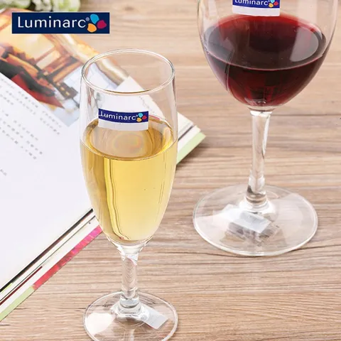 Bộ 6 Ly Champagne Thủy Tinh Luminarc 160ml - Sang Trọng, Chịu Cường Lực, An Toàn Sức Khỏe - Quà Tặng Độc Đáo cho Dịp Lễ