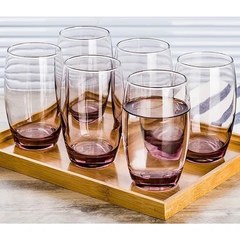 Bộ 6 Cốc Thủy Tinh Luminarc Salto Màu Hồng 350ml J5385 - An Toàn, Thẩm Mỹ, Hàng Chính Hãng Dành Cho Nhà Bếp