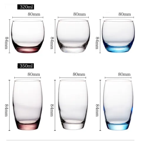 Bộ 6 Cốc Thủy Tinh Luminarc Salto Màu Hồng 350ml J5385 - An Toàn, Thẩm Mỹ, Hàng Chính Hãng Dành Cho Nhà Bếp