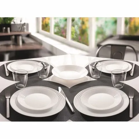 Đĩa Thủy Tinh Luminarc Harena 19cm L2786 - An Toàn Trong Lò Vi Sóng, Máy Rửa Bát, Hàng Chính Hãng Pháp, Thiết Kế Hiện Đại