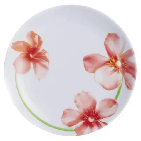 Đĩa Thủy Tinh Nông Lòng Sweet 19cm Luminarc - Chịu Nhiệt, Chống Xước, Hoa Văn Sang Trọng, Dùng An Toàn Trong Lò Vi Sóng