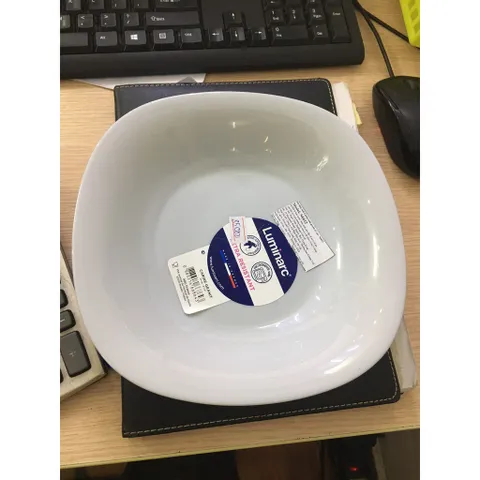 Đĩa Thủy Tinh Sâu Lòng Luminarc Carine 21cm - An Toàn Dùng Trong Lò Vi Sóng, Thiết Kế Sang Trọng, Chất Liệu Cao Cấp, Sản Xuất Tại Pháp
