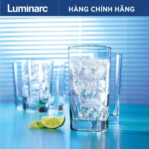 Bộ 6 cốc thủy tinh Luminarc Sterling màu xanh dương 330ml - Hàng chính hãng, an toàn cho máy rửa bát, thiết kế tinh tế, hiện đại