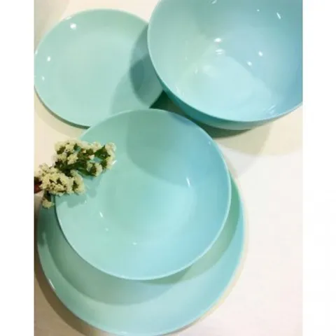 Bộ 4 Đĩa Thủy Tinh Luminarc Diwali Light Turquoise 19cm & 20cm - Thủy Tinh Cường Lực, An Toàn, Sang Trọng, Bền Bỉ cho Gia Đình