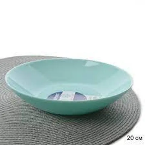 Bộ 4 Đĩa Thủy Tinh Luminarc Diwali Light Turquoise 19cm & 20cm - Thủy Tinh Cường Lực, An Toàn, Sang Trọng, Bền Bỉ cho Gia Đình