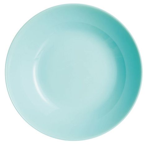 Đĩa Sâu Lòng Thủy Tinh Luminarc Diwali Light Turquoise 20cm - An Toàn Trong Lò Vi Sóng & Máy Rửa Bát, Hàng Chính Hãng Pháp