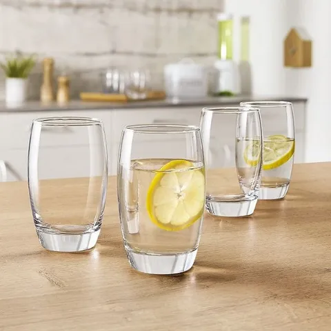 Bộ 6 cốc thủy tinh Luminarc Salto G2560 350ml - Chất liệu an toàn, thiết kế hiện đại, dùng trong máy rửa bát, hàng chính hãng