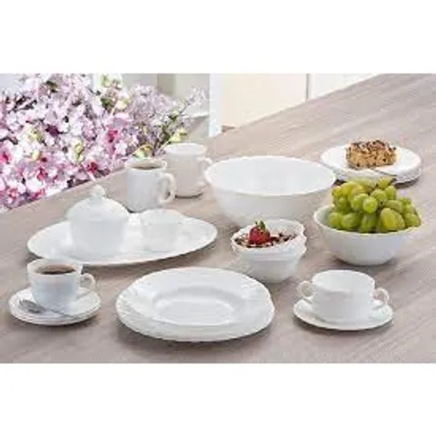 Bát tô thủy tinh Luminarc Trianon 24cm N3655 đựng canh, trộn salad, dùng lò vi sóng | Hàng chính hãng