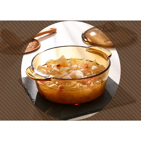 Nồi thủy tinh từ Luminarc Amberline 1L H6721TU, dùng được bếp từ, sản xuất tại Pháp, bảo hành thân nồi 10 năm