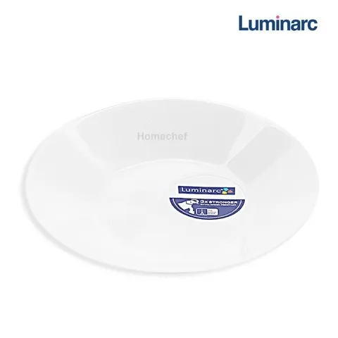 Bộ đĩa thủy tinh nông lòng Luminarc Essence J2990*3 - 25cm, 3 chi tiết, an toàn cho sức khỏe, hàng chính hãng từ Pháp