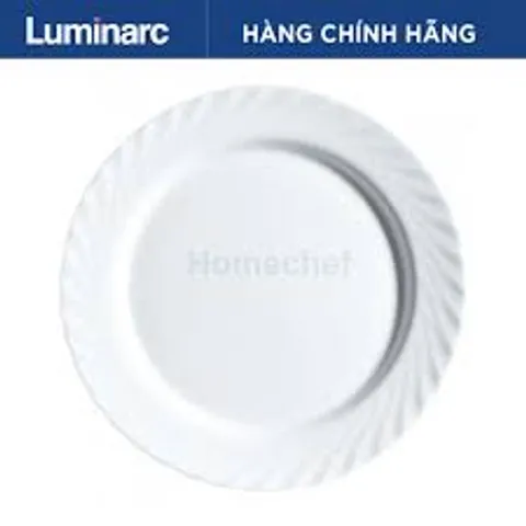 Đĩa Thủy Tinh Luminarc Trianon 27cm - Chống Xước, Bền Chắc, An Toàn Sức Khỏe, Xuất Xứ Pháp, Dùng An Toàn Trong Lò Vi Sóng