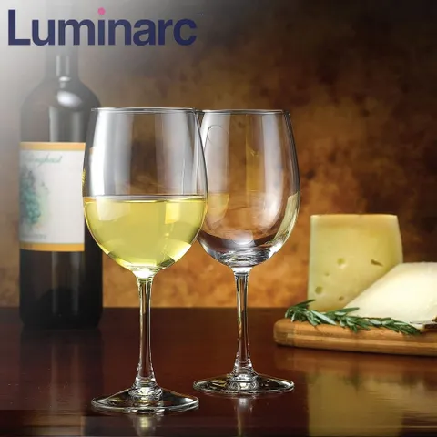 Bộ 6 Ly Rượu Thủy Tinh Luminarc Maine 350ML - Sang Trọng, Cao Cấp, Chịu Cường Lực, An Toàn Cho Sức Khỏe