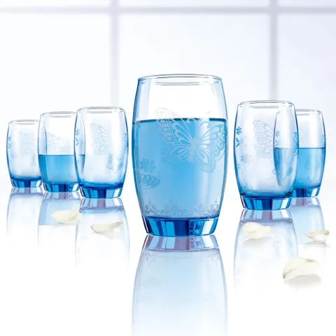 Bộ Cốc Thủy Tinh Cao Luminarc Salto 6 Chiếc 35cl - Sang Trọng, An Toàn, Chính Hãng Pháp cho Đồ Uống Gia Đình