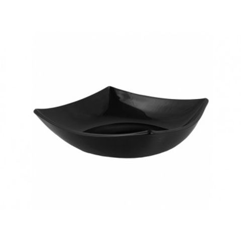 Đĩa Sứ Thủy Tinh Vuông Đen Quadrato 20cm H3671 - An Toàn Cho Máy Rửa Bát & Lò Vi Sóng - Chính Hãng Luminarc