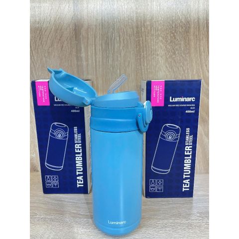 Bình Giữ Nhiệt Luminarc Durable V3436 400ml - Thép Không Gỉ Chất Lượng Cao, Giữ Nhiệt Đến 6 Giờ, Thiết Kế Độc Đáo và Di Động