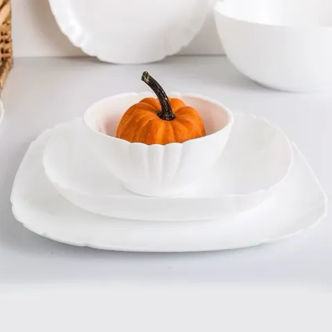 Bộ 6 Đĩa Thủy Tinh Sâu Luminarc Lotusia 22cm N3622 - Hàng Chính Hãng Cao Cấp, An Toàn Cho Sức Khỏe, Dùng Trong Lò Vi Sóng và Máy Rửa Bát