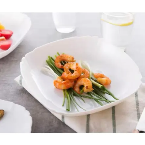 Bộ 6 Đĩa Thủy Tinh Sâu Luminarc Lotusia 22cm N3622 - Hàng Chính Hãng Cao Cấp, An Toàn Cho Sức Khỏe, Dùng Trong Lò Vi Sóng và Máy Rửa Bát