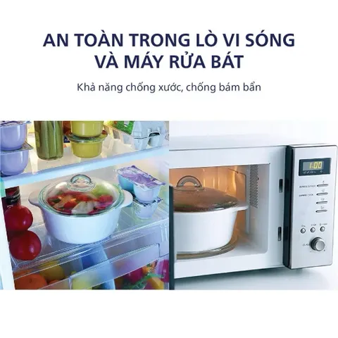 Nồi Thủy Tinh Luminarc Vitroline 1L-5L - Chịu Nhiệt Cao, An Toàn Cho Sức Khỏe - Sản Xuất Tại Pháp, Bảo Hành 10 Năm