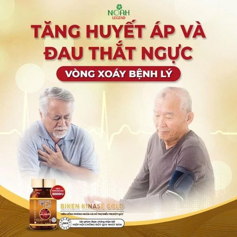 Viên Uống Biken Kinase Gold 60 Viên - Hỗ Trợ Lưu Thông Máu, Phòng Ngừa Đột Quỵ, Chiết Xuất Nattokinase Nhật Bản
