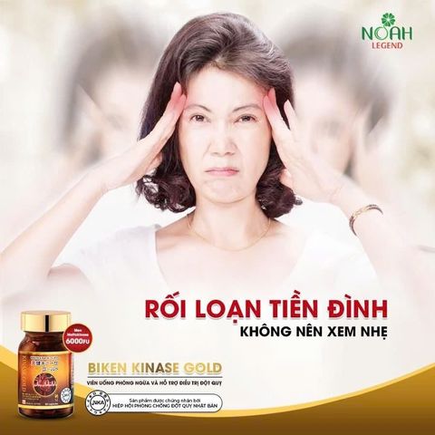Viên Uống Biken Kinase Gold 60 Viên - Hỗ Trợ Lưu Thông Máu, Phòng Ngừa Đột Quỵ, Chiết Xuất Nattokinase Nhật Bản