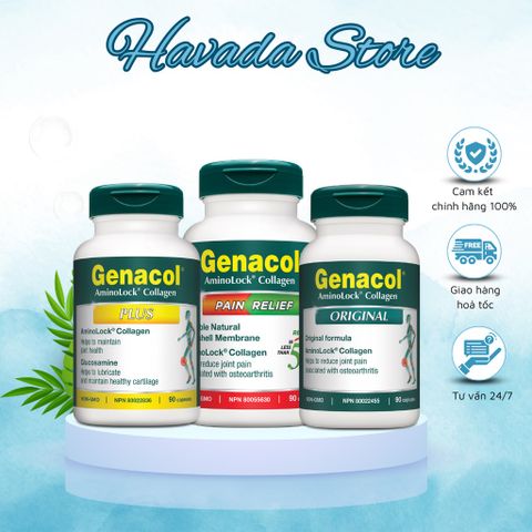 Viên Uống Xương Khớp Genacol Canada - Giải Pháp Tái Tạo Sụn Khớp, Giảm Đau và Hạn Chế Thoái Hóa Khớp, 90 Viên