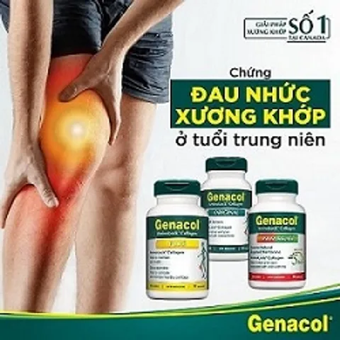 Viên Uống Xương Khớp Genacol Canada - Giải Pháp Tái Tạo Sụn Khớp, Giảm Đau và Hạn Chế Thoái Hóa Khớp, 90 Viên
