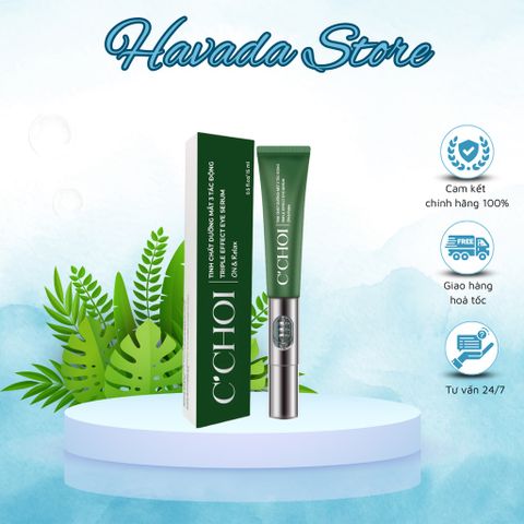 Tinh Chất Dưỡng Mắt 3 Tác Động C’Choi - Triple Effect Eye Serum Giảm Thâm Quầng, Bọng Mắt, Nếp Nhăn Cho Da Khỏe Mạnh