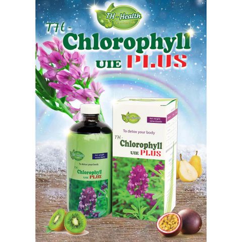 Nước Diệp Lục TH-Chlorophyll Uie Plus 500ml - Thanh Lọc Cơ Thể, Hỗ Trợ Miễn Dịch, Giải Độc Gan, Tăng Cường Sức Khỏe